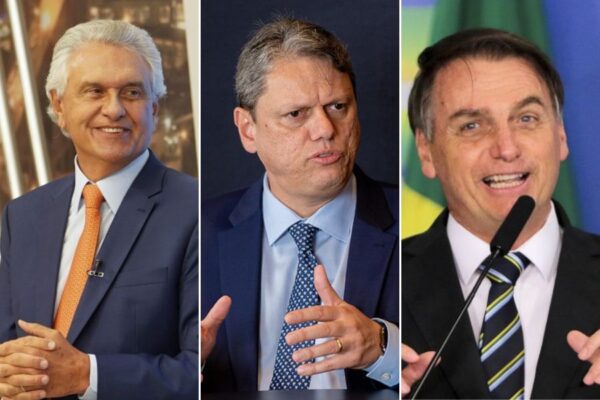 ronaldo caiado tarcisio e bolsonaro