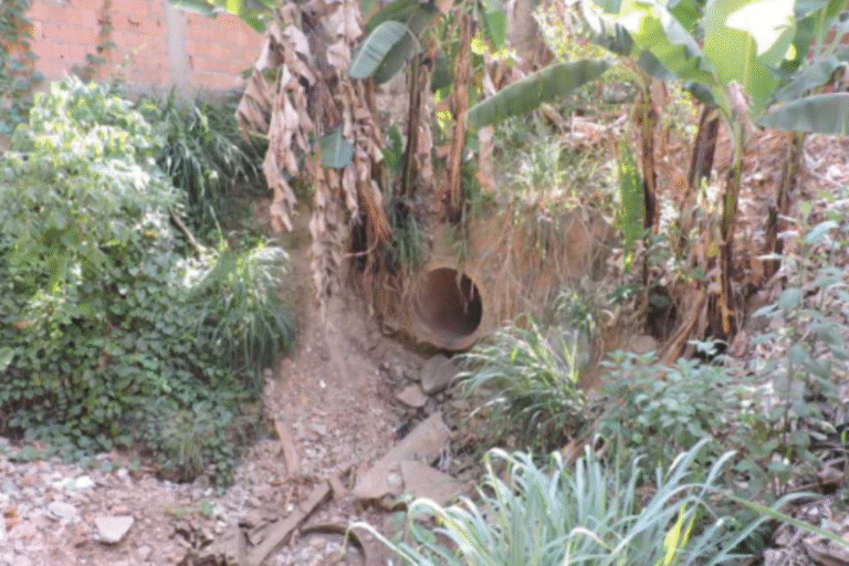 Escassez de infraestrutura de esgoto e água pluvial coloca moradores em risco em Santo Antônio do Descoberto